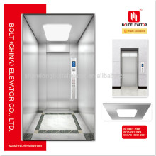 450kg~1600kg Hairline Stainless Steel Passenger Elevator Manufacturers Cost